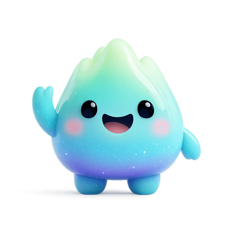 Northie mascot waving